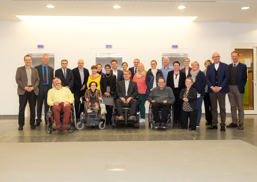 Teilnehmer des 62. Treffens der Behindertenbeauftragten von Bund und Ländern