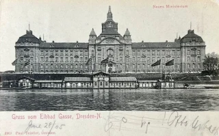 Historische Ansicht der Sächsischen Staatskanzlei