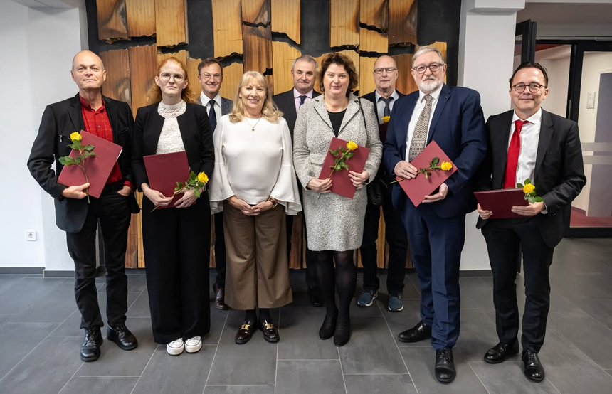 Gruppe der neu berufenen Landesärztinnen und -ärzte